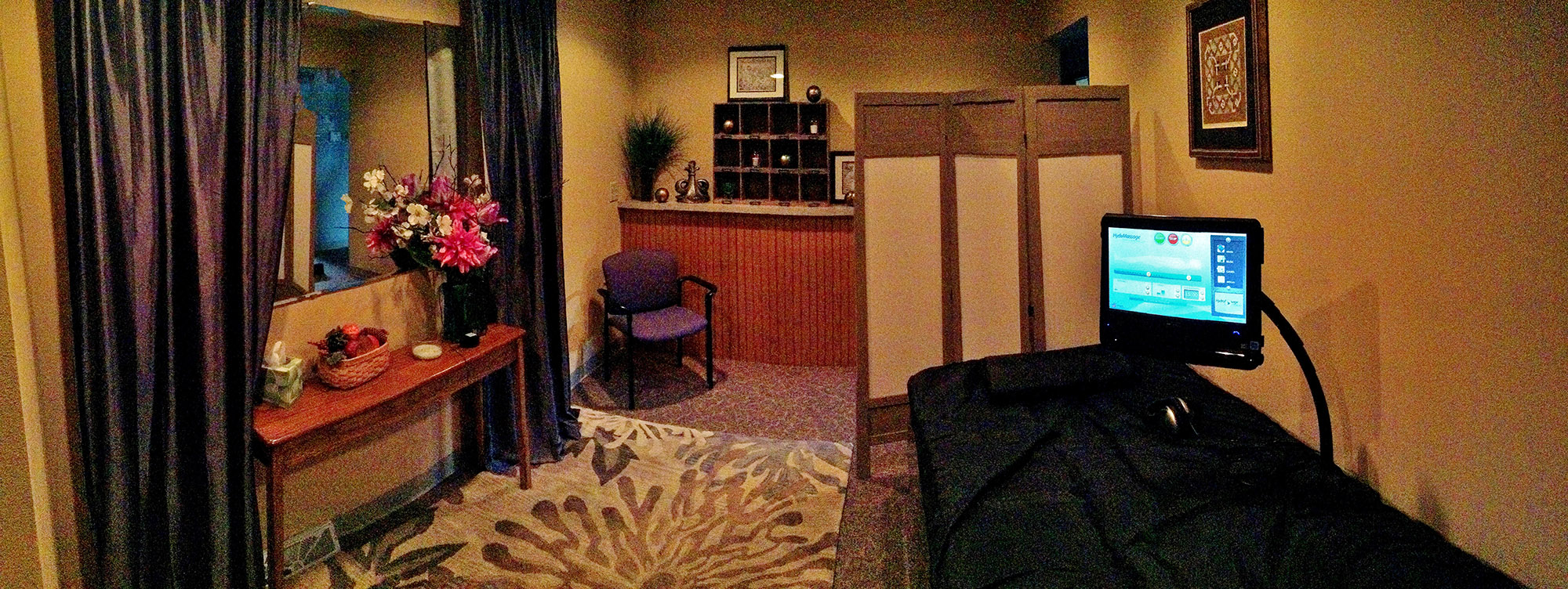 Winner of The Best HydroMassage Room Contest 2 ProAdjuster Chiropractic Clinic HydroMassage Room, Watertown, WI