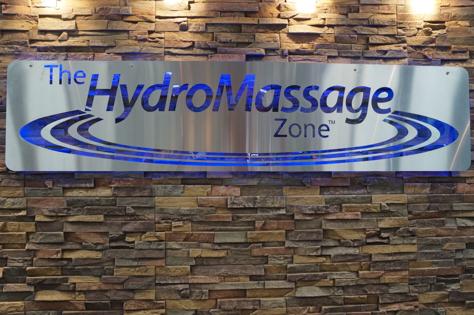 HydroMassage Zone Sign