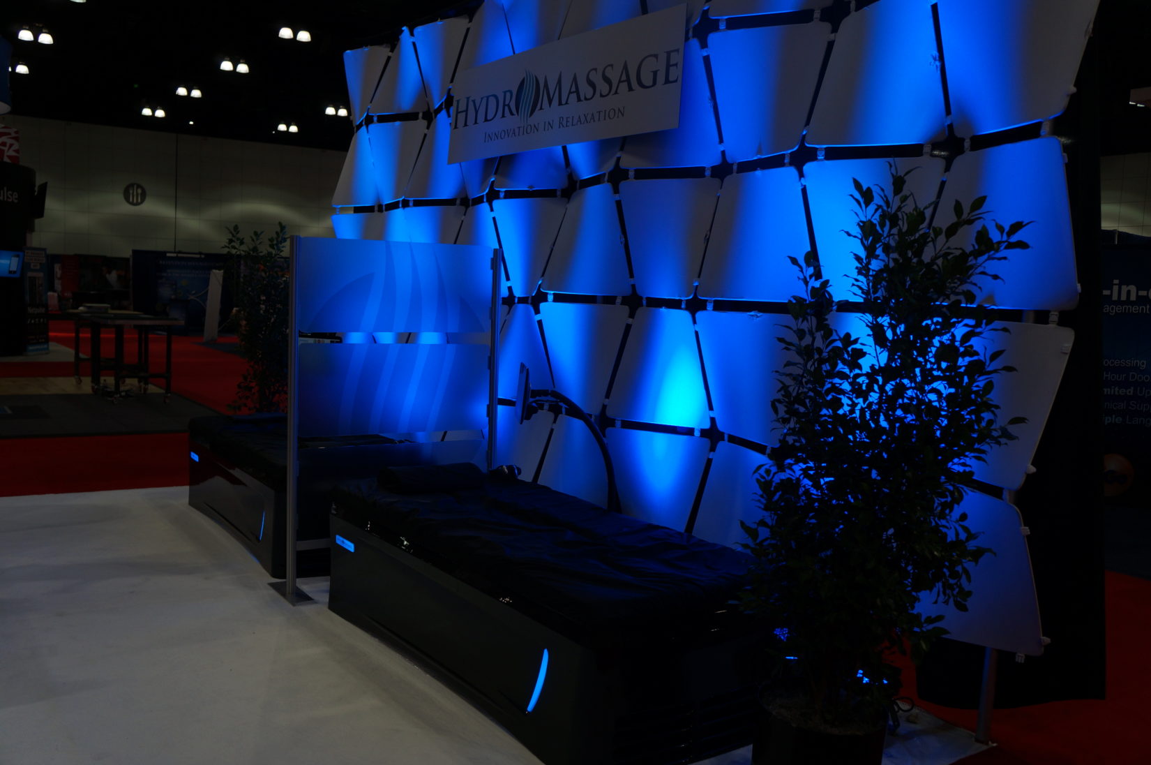 HydroMassage showroom booth